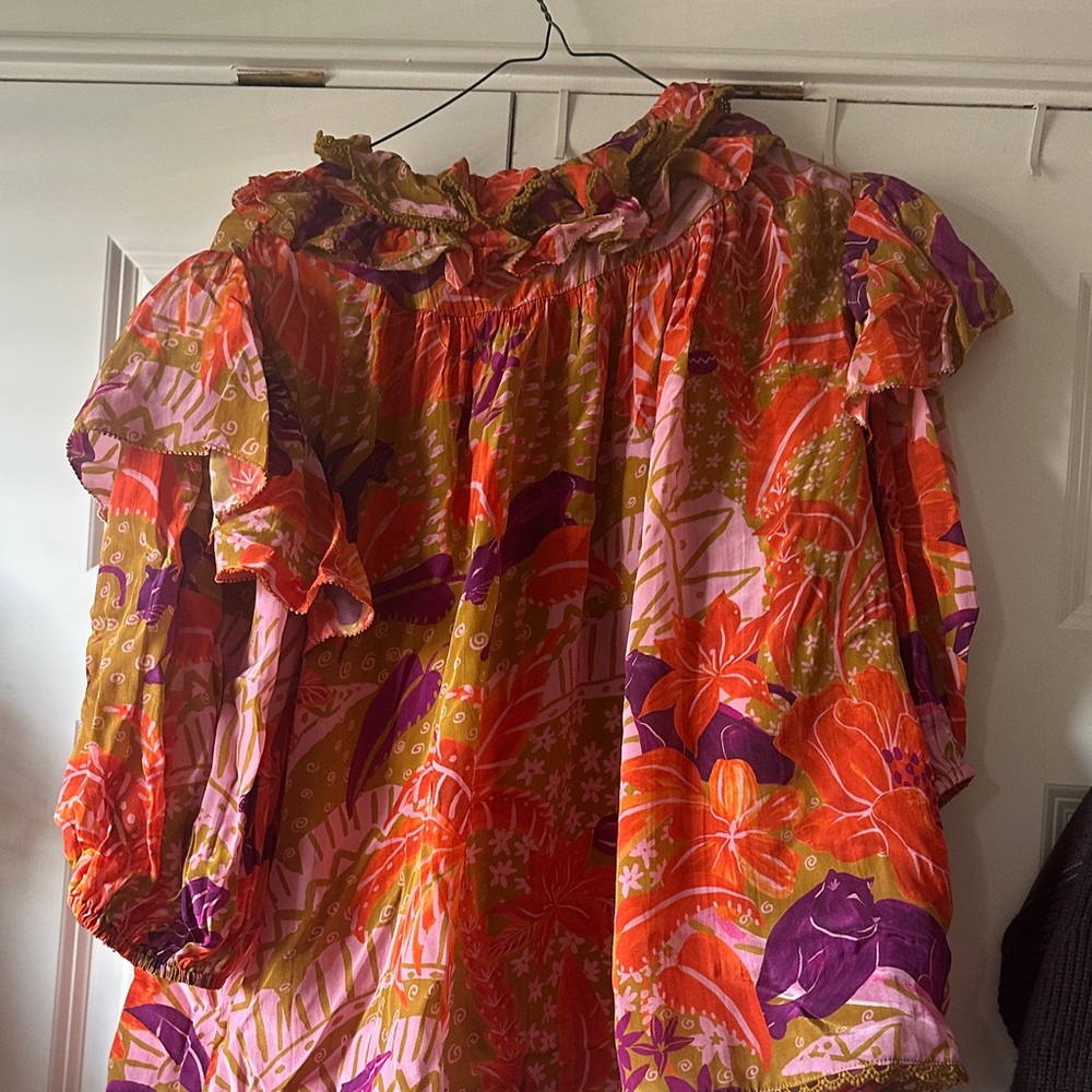 FARM Rio Multicolor Floral Top